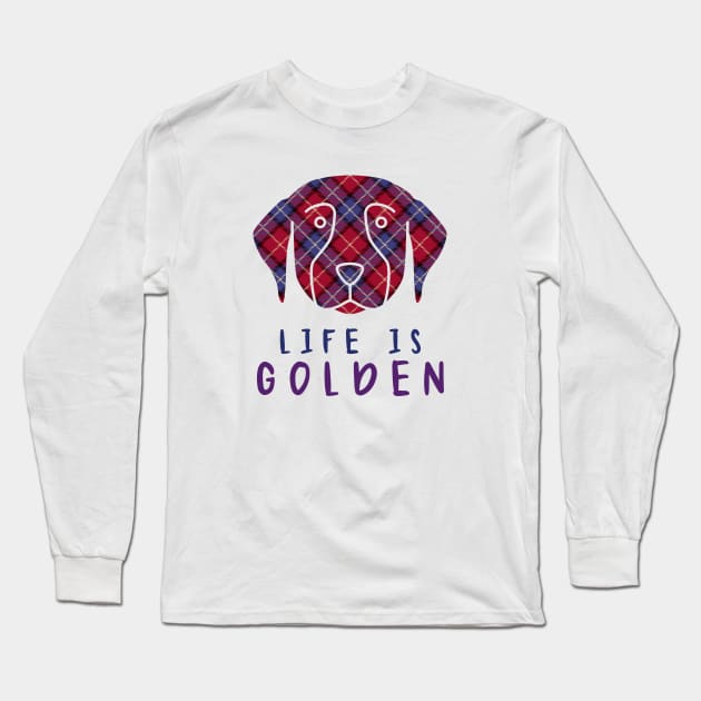 Life is Golden Long Sleeve T-Shirt by Mplanet